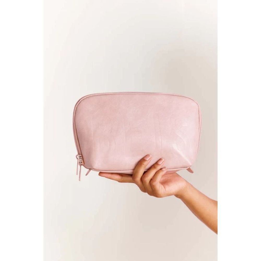 ONE DAY SALE!! NWT Beis Cosmetic Pouch Set in atlas pink - Picture 3 of 8